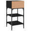 Dungall 35cm W Iron Bedside Table-1133635093