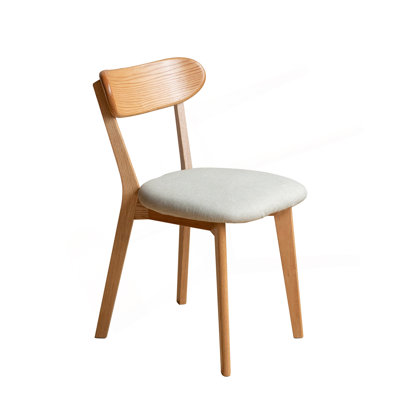 Dining Chair Wooden FAS Grade Oak Natural Wood Made In North America 100% Dirt-Free Wood Chair Solid Chair Table Chair Wooden Living Room Chair Simple And Natura