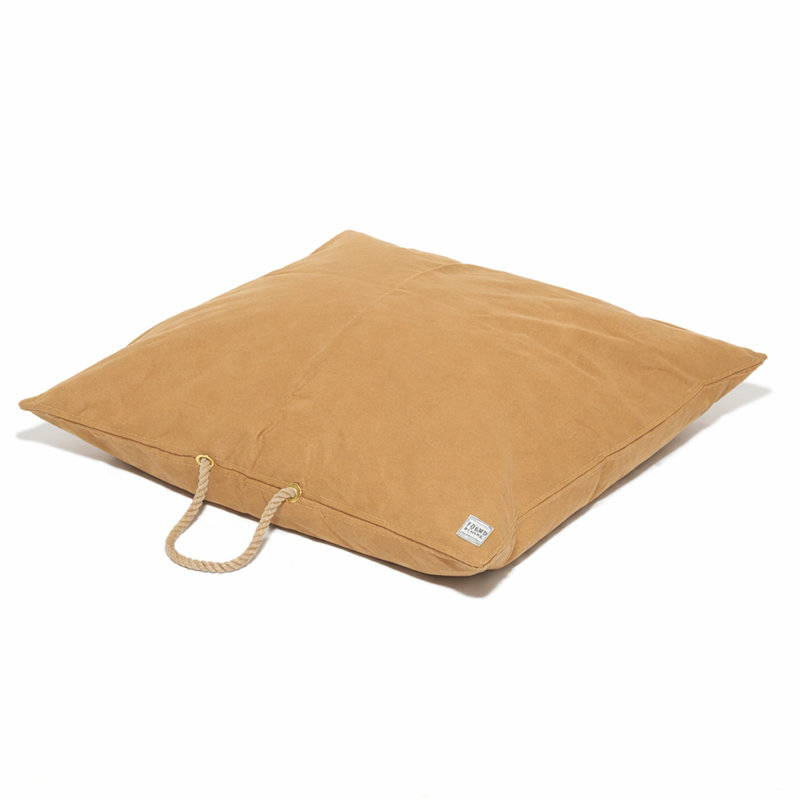  Lit pour chien, toile de coton cirée kaki - moyen, L 30 po x l 30 po, Kaki