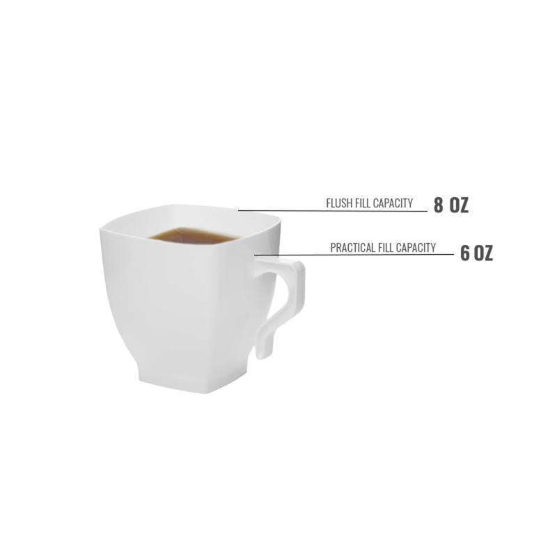 8 oz. Tasses à café jetables en plastique (ensemble de 192)