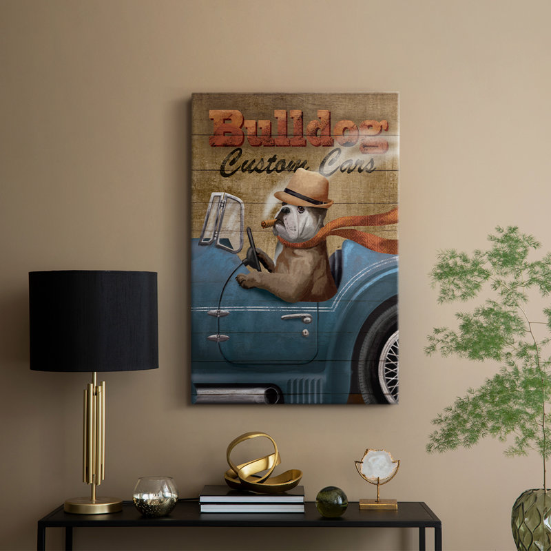 Bull Dog Custom -Gallery Wrapped Cavas