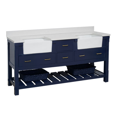Ensemble de meuble-lavabo double 72 po Hitton
