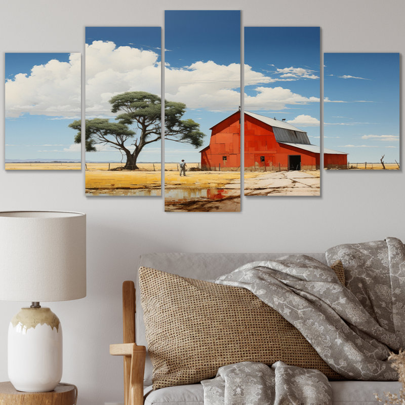 Tessie - Barns Wall Decor - 5 Panels