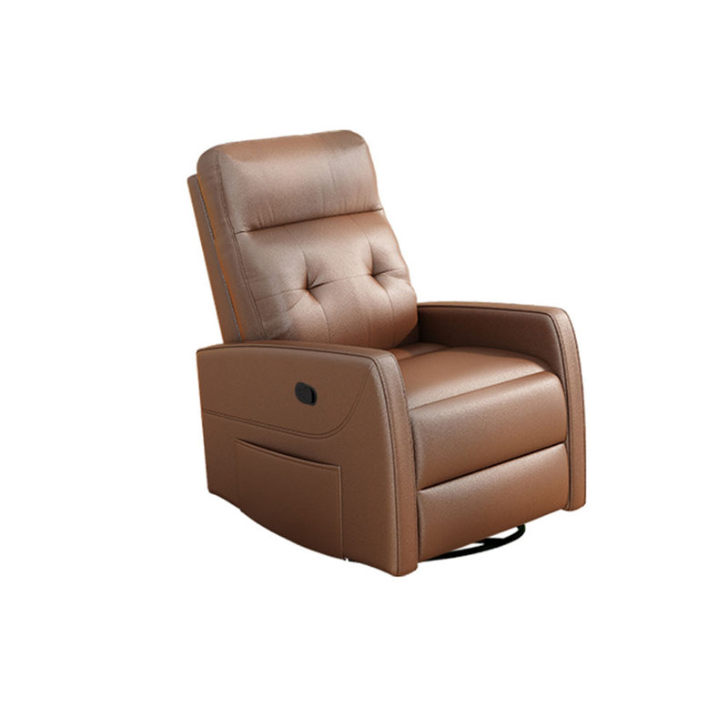 Shimere Faux Leather Recliner, Coffee