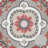 Art Deco 8" x 8" Patterned Porcelain Floor and Wall Tile-87292293