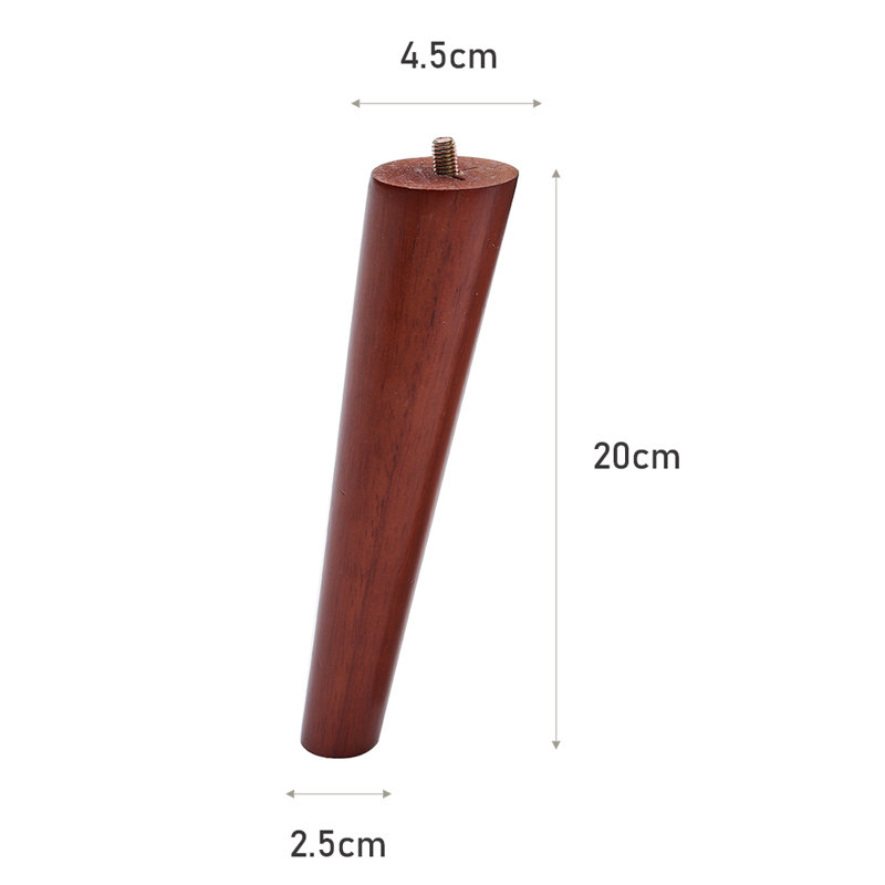 Verdi Solid Wood Table Leg, 20cm H x 4.5cm W x 4.5cm D, Natural
