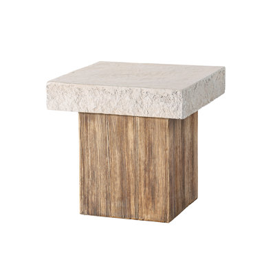  Chakiya 19.7 L x 19.7 W Outdoor Concrete Table