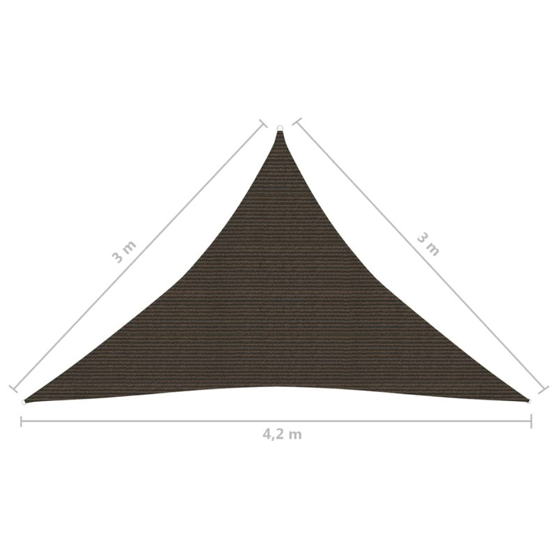 Kenn 3 x 3 m Triangular Shade Sail