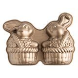Bunny In A Basket 3D Cake Pan