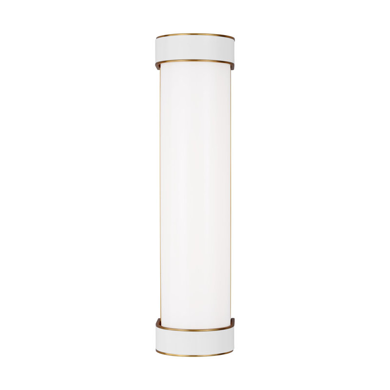 Monroe 1 - Light Vanity Light, Burnished Brass