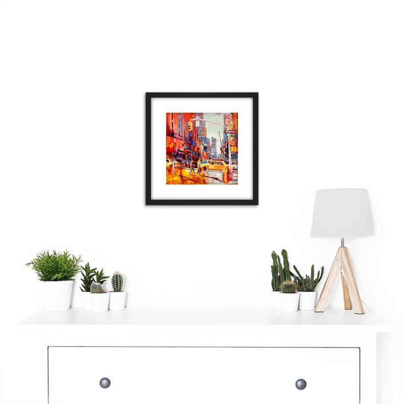 Voka New York 7th Avenue Acrylic 1 Piece Single Picture Frame Painting