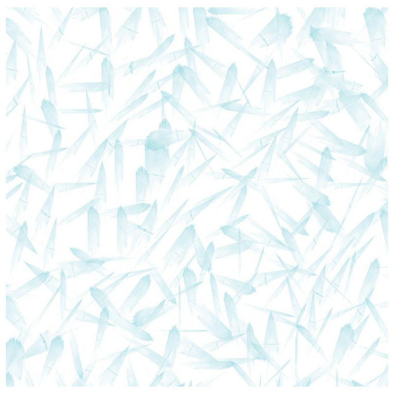 Painted Leaves Floral Peel & Stick Wallpaper Roll by Jamie Graney, Island/Blue