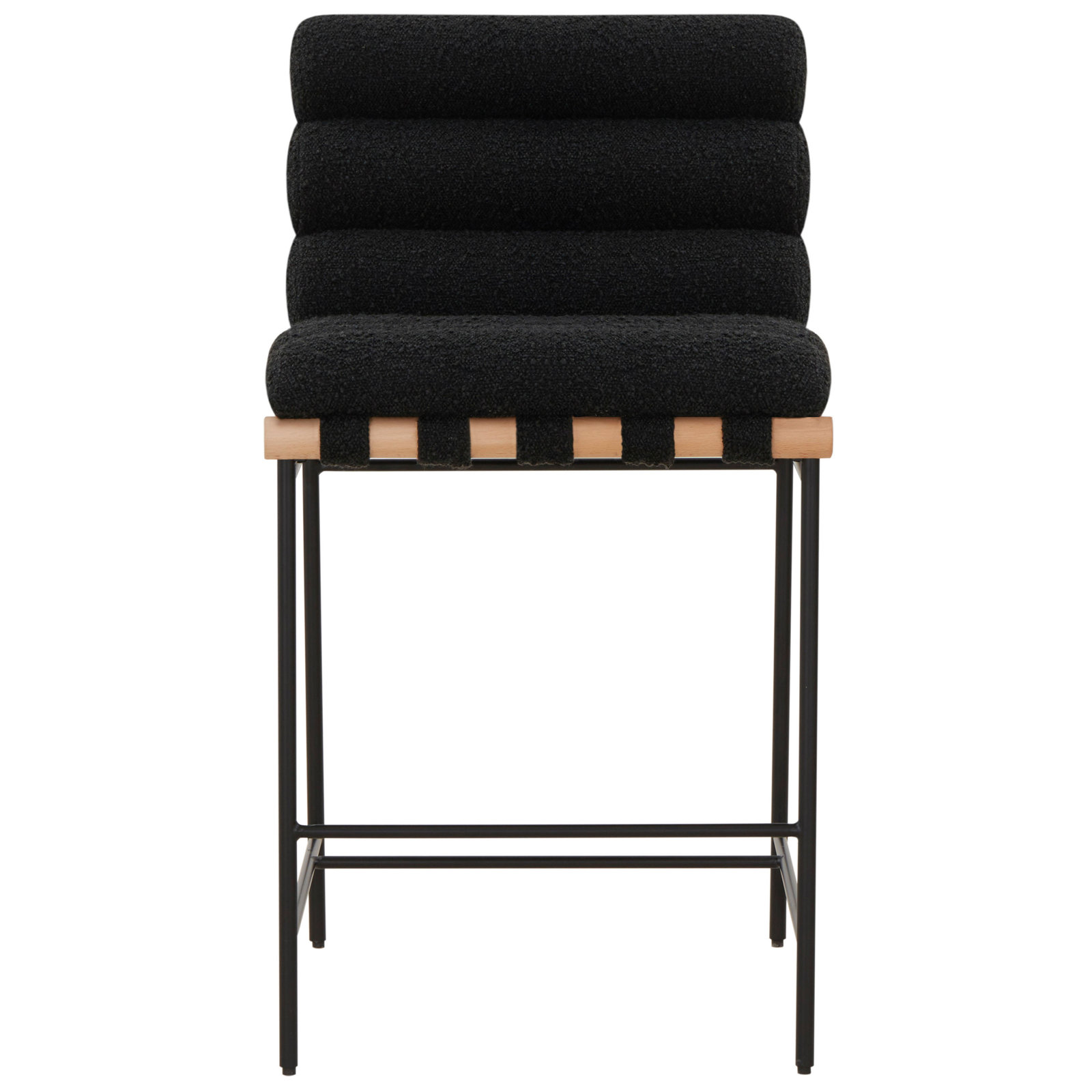 Eila 25" Bar Stool, Black