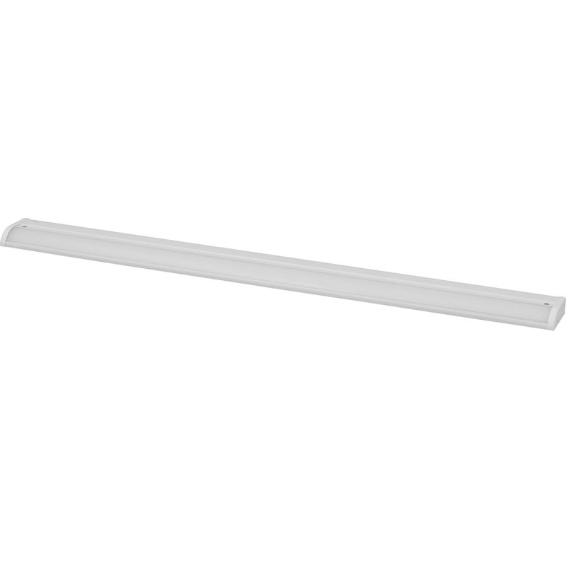 Réglette lumineuse pour dessous de meuble DEL, Blanc satiné