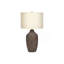 Lampe de table, 68,5 cm (27 po) de hauteur, abat-jour en céramique, style contemporain