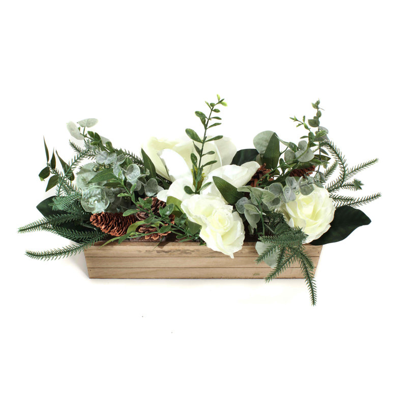  Mixed Floral Arrangement in Pot