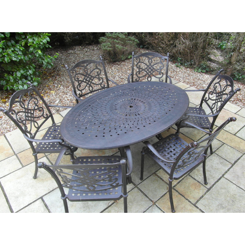 Canouan 6 Seater Dining Set with Cushions