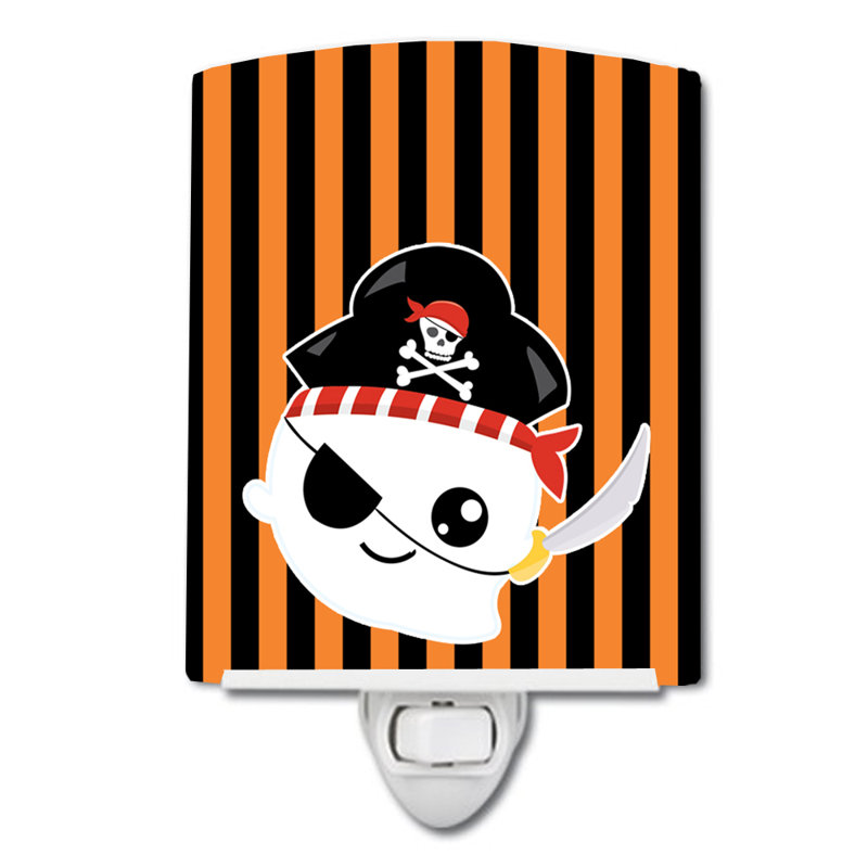Halloween Ghost Pirate Ceramic Night Light