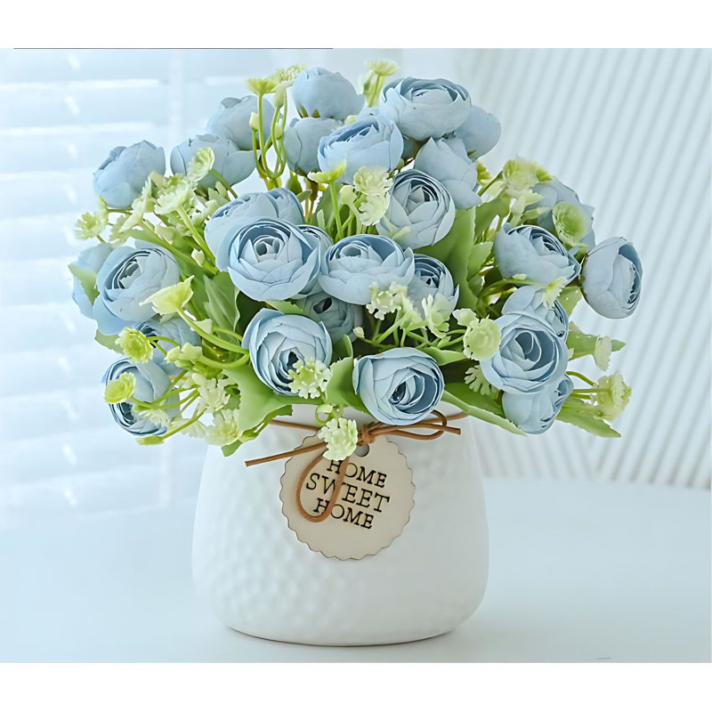 Assortiment mixte en pot, Bleu