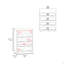 Commode, 4 tiroirs, 1 tablette
