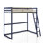 Audreena Metal Loft Bed-340068174-340068172