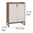 20-Pair 5-Tier Shoe Cabinet-1400925363