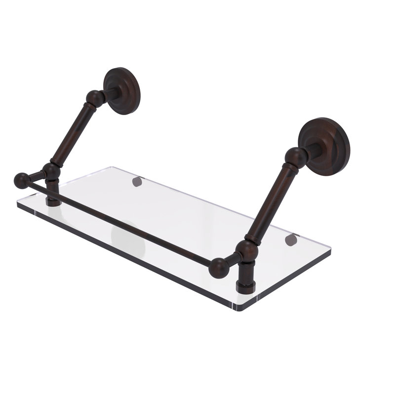 Jhene Bracket Shelf, Venetian Bronze, 8" H x 18" W x 8.6" D