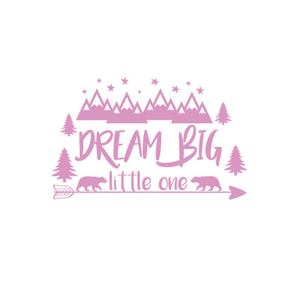 Décalcomanie murale big little rêve