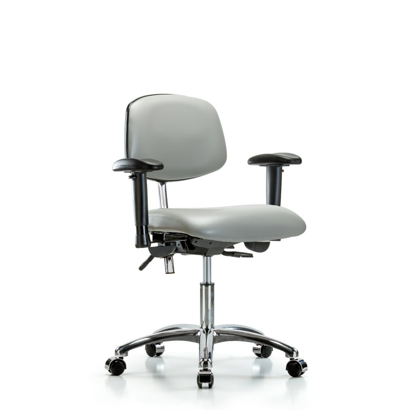 Chaise de travail Blue Ridge, Roulettes, Colombe, Inclus