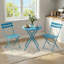 Round Outdoor Bistro Table - 52.8 cm W 49 cm D-1680073004