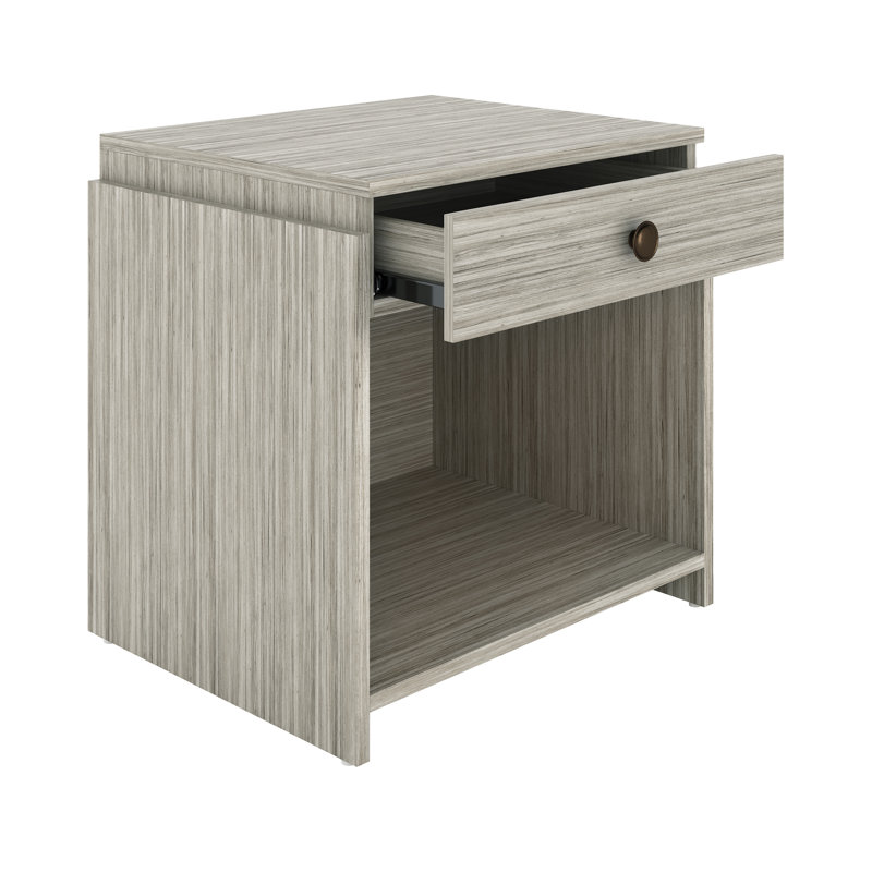 Boyd Sleep Sydney Single Drawer Nightstand, Gray