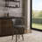 Stevan Swivel Counter & Bar Height Barstool with Metal Footrest in Faux Leather, and Wood-1406005158