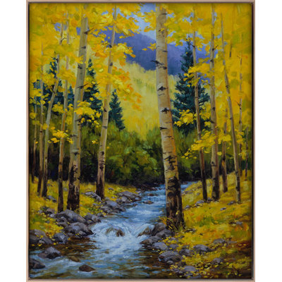 St. Elmo Stream Framed Oil Painting Print Canvas