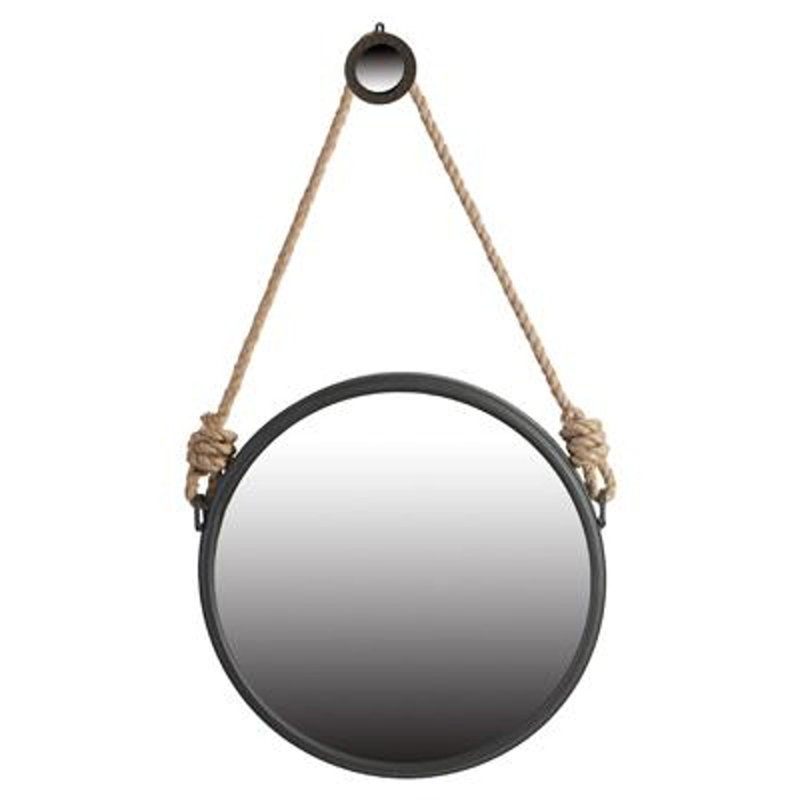 Miroir d'appoint 20 po mural mat avec cadre en métal
