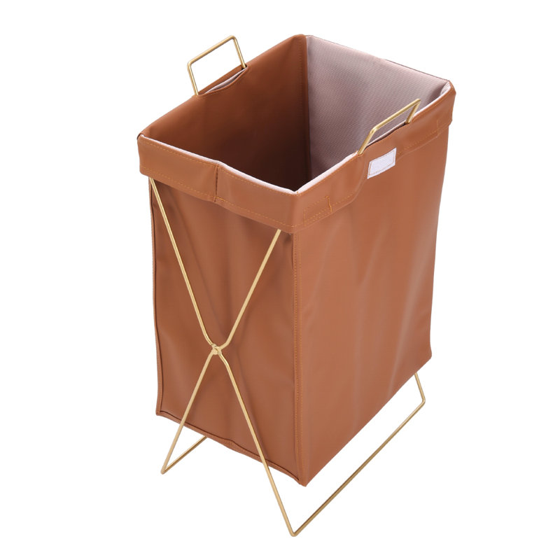 Beva Metal Laundry Room Organizer, Brown/Gold