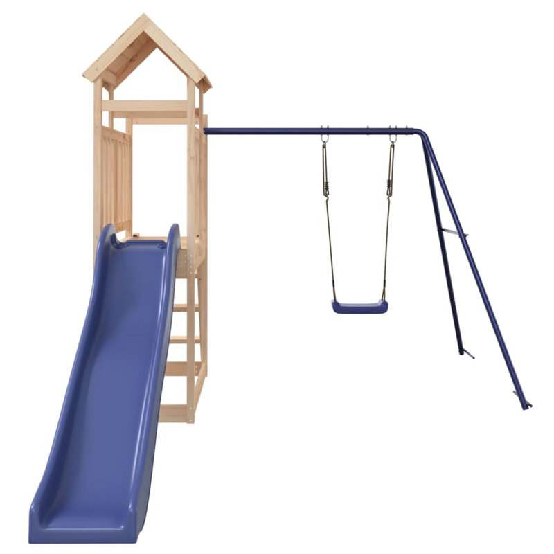 Gauvin Freeport Park Swing Set with 1 Swing(s), Brown