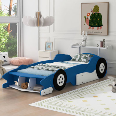 Lit plateforme simple avec roulettes