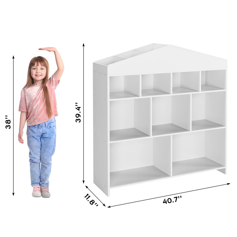 Akendra Bookcase, White