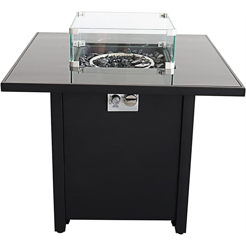 Outdoor Fire Pit For Outdoor Home Garden Backyard Fireplace (30 Inch Steel Black Color)