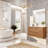 Alhagie 44'' Wall-Mounted Single Bathroom Vanity Set