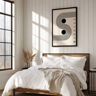 Bauhaus Black Dot Balance Print