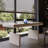 78.74" Modern Minimalist Cream-Colored Adjustable Multi-Function Desk with Wireless Charging