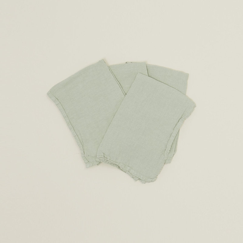 Simple Linen Napkin - Set Of 4, Sage