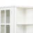 75.25" Tall Display Cabinet and Two Triangle Sided Bookshelves