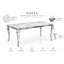 6 -Person Marble Dining Set-2043506477