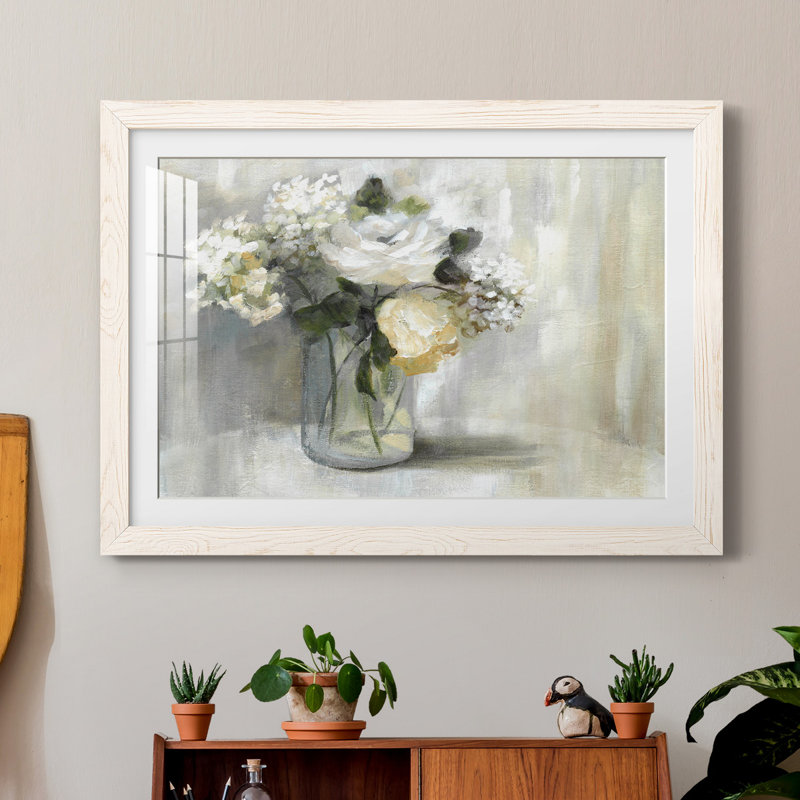 «Summer Nuance I» par J Paul, reproduction d'art sur papier encadrée, Blanc, H 31,5 po x l 23,5 po x P 1,5 po