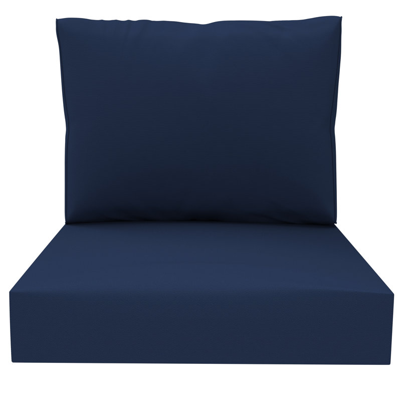 28.5 x 28.5 x 5 inch Brandtley Sunbrella Outdoor Chair Cushion, Royzell Seat Back Replacement Cushion for Outdoor Furniture Argyri Arm Chair, Sofa, Loveseat