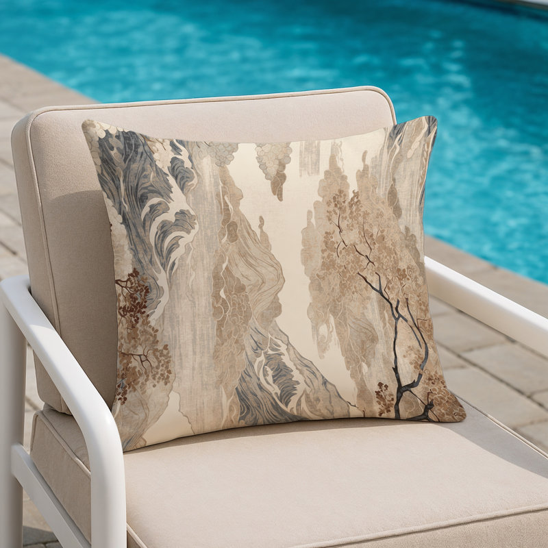 Flow Indoor And Outdoor Pillow, Square 18"