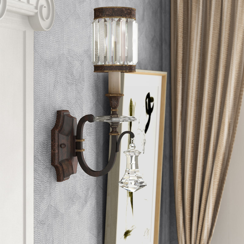 Eaton Place 1 - Light Armed Sconce, Warm Muted Silver