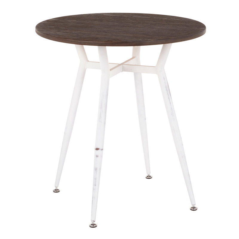 Palermo Round Metal Dining Table, Espresso